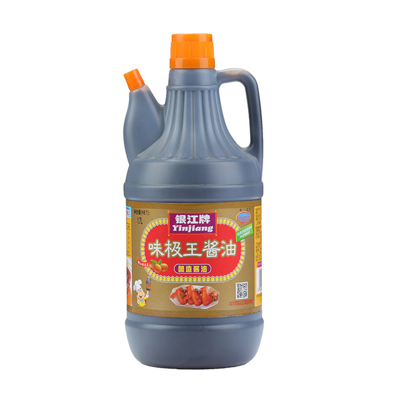 味极生抽酱油 1.7L酿造酱油炒菜凉拌卤炖家用厨房调味品整箱6桶